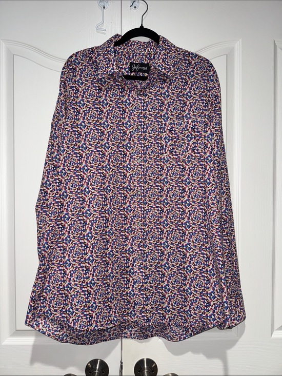 Joe Bananas Other - Joe Bananas Multicolor Abstract Print Long-Sleeve Button-Down Shirt